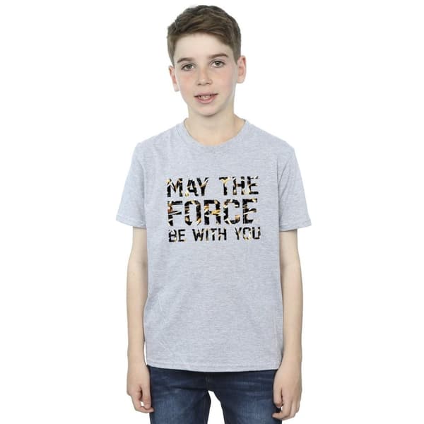 Star Wars Boys May The Force Infill T-shirt