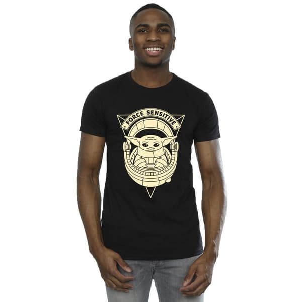 Star Wars Mens The Mandalorian Grogu Force Sensitive T-Shirt