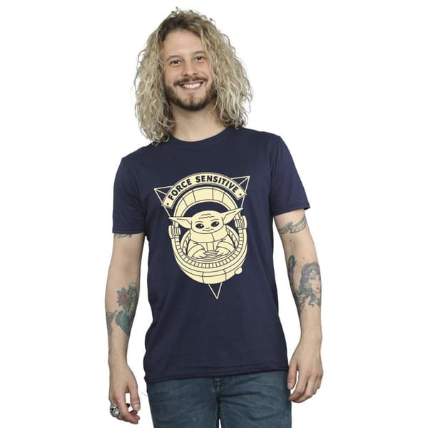 Star Wars Mens The Mandalorian Grogu Force Sensitive T-Shirt