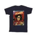 Miniatyrbilde 1 av 3: Marvel Girls Ms Marvel Comic Poster Cotton T-Shirt