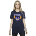 Pikkukuva 1 / 2: Disney Womens/Ladies Lilo And Stitch Purple Cotton Boyfriend T-Shirt