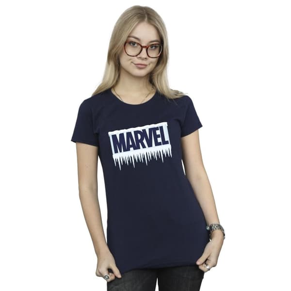 Marvel T-shirt i bomull med Icicle-logga - dam/dam