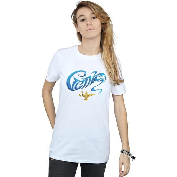 Disney Womens/Ladies Aladdin Movie Genie Lamp Cotton Boyfriend T-Shirt