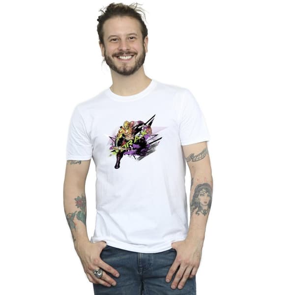 Marvel Mens Guardians Of The Galaxy Abstract Drax T-Shirt