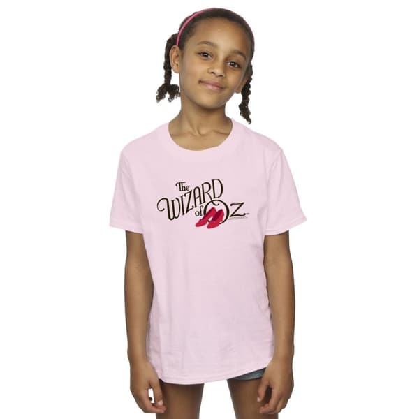 The Wizard Of Oz T-shirt i bomull med Ruby Slippers-logga för flickor