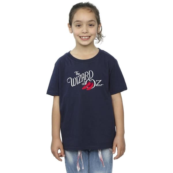 The Wizard Of Oz T-shirt i bomull med Ruby Slippers-logga för flickor