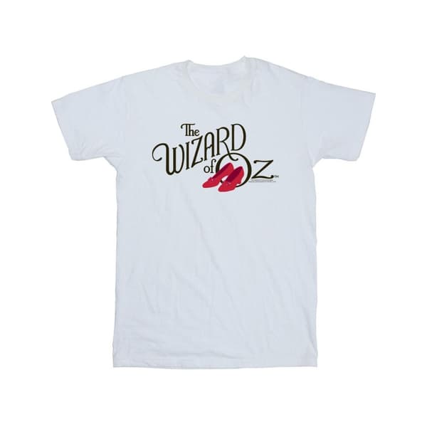The Wizard Of Oz Girls Ruby Slippers Logo Cotton T-Shirt