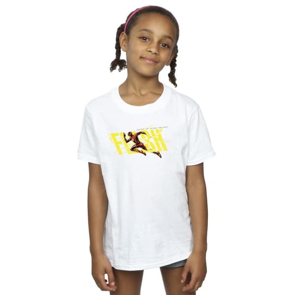 DC Comics The Flash Lightning Dash T-shirt i bomull för flickor