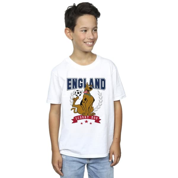 Scooby Doo Fotbolls-T-shirt England för pojkar