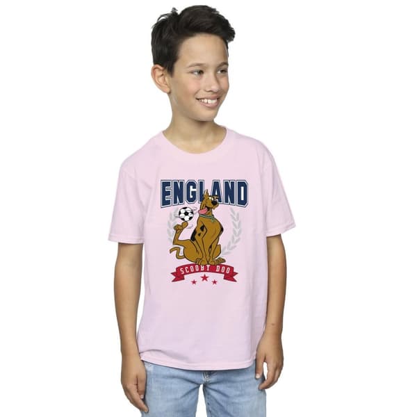 Scooby Doo Fotbolls-T-shirt England för pojkar