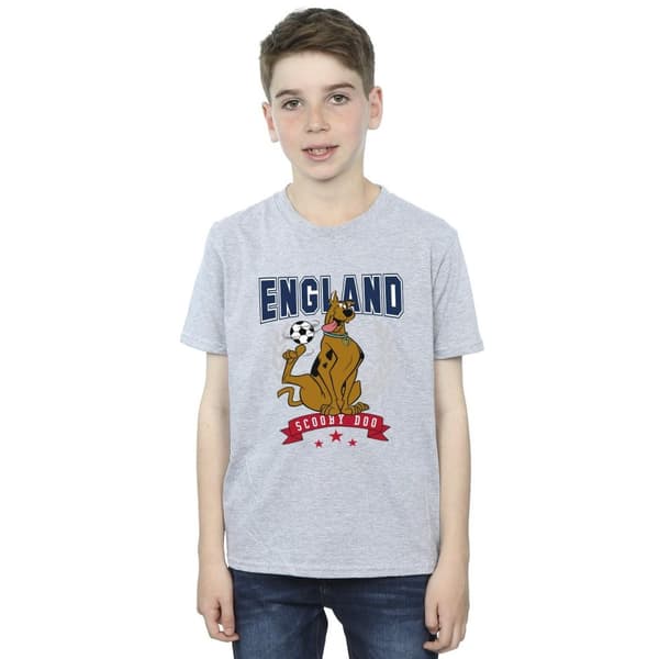 Scooby Doo Fotbolls-T-shirt England för pojkar