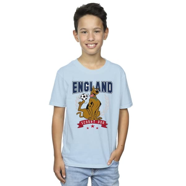 Scooby Doo Fotbolls-T-shirt England för pojkar