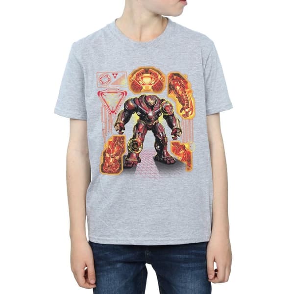 Marvel Pojkar Avengers Infinity War Hulkbuster Blueprint T-shirt
