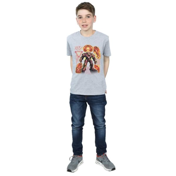 Marvel Pojkar Avengers Infinity War Hulkbuster Blueprint T-shirt