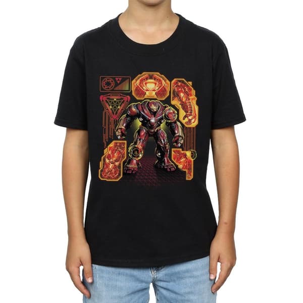 Marvel Pojkar Avengers Infinity War Hulkbuster Blueprint T-shirt