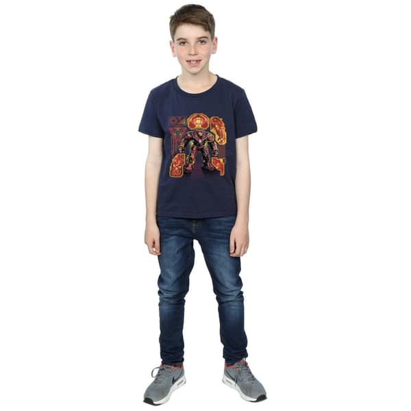 Marvel Pojkar Avengers Infinity War Hulkbuster Blueprint T-shirt