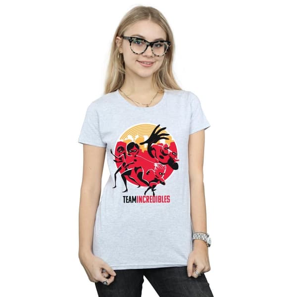 Disney Dam/Tjej Incredibles 2 Team Incredibles T-shirt i bomull