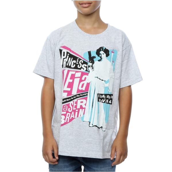 Star Wars Pojkar - Princess Leia Rock Poster T-shirt