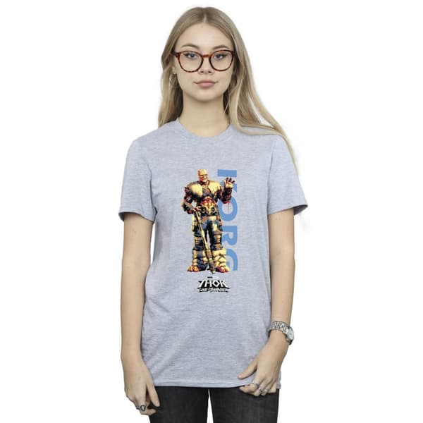 Marvel Womens/Ladies Thor Love And Thunder Korg Wave Cotton Boyfriend T-Shirt