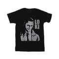 Miniatyrbilde 1 av 3: Marvel Mens Loki Head Poster T-Shirt