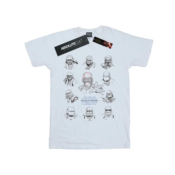 Star Wars: The Rise of Skywalker T-shirt i monobomull med karaktärslinje från First Order för flickor