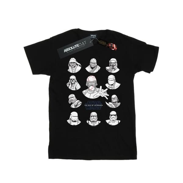 Star Wars: The Rise of Skywalker T-shirt i monobomull med karaktärslinje från First Order för flickor