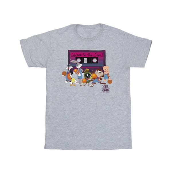 Space Jam: A New Legacy Girls Team Cassette Cotton T-Shirt