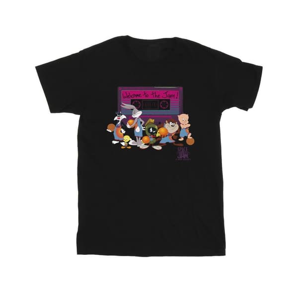 Space Jam: A New Legacy Girls Team Cassette Cotton T-Shirt
