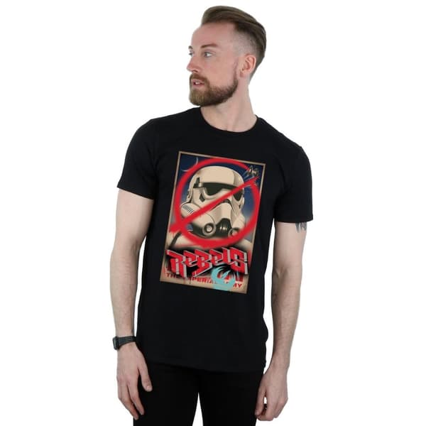 Star Wars Mens Rebels Poster T-Shirt