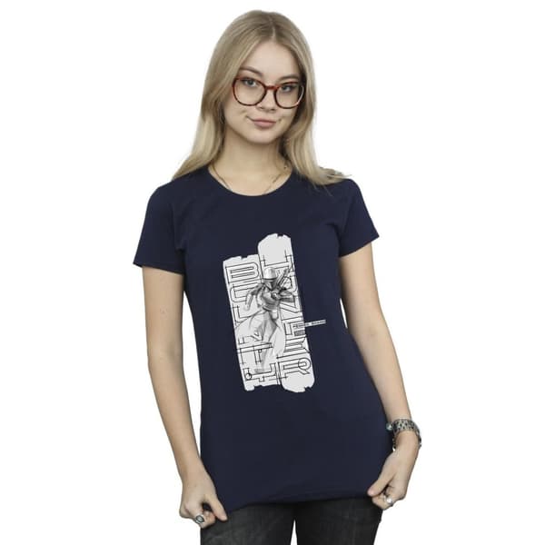 Star Wars Womens/Ladies The Book Of Boba Fett Fennec Illustration Cotton T-Shirt