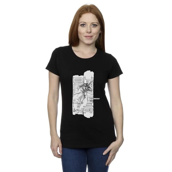 Star Wars Womens/Ladies The Book Of Boba Fett Fennec Illustration Cotton T-Shirt