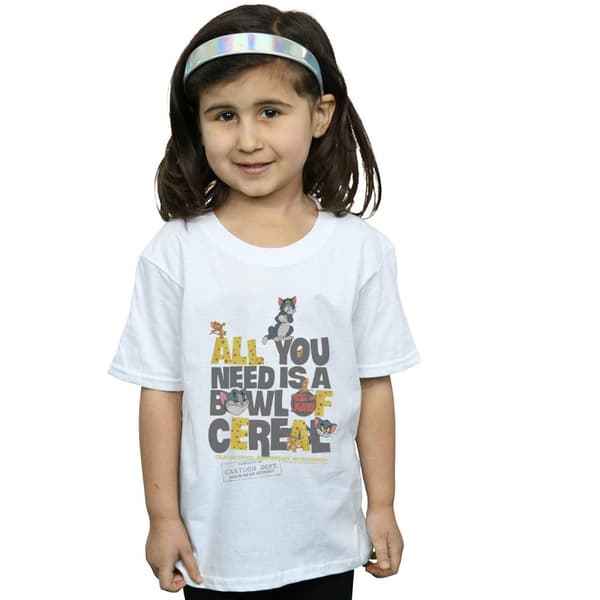 Tom And Jerry Girls All You Need Is Cotton T-Shirt