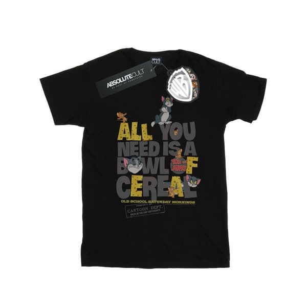 Tom And Jerry Girls All You Need Is Cotton T-Shirt
