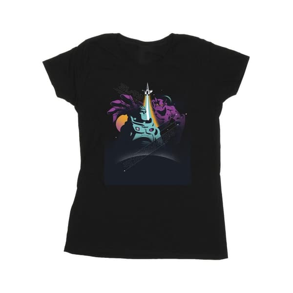 Disney Dam/Lady Lightyear Buzz And Zurg T-shirt i bomull
