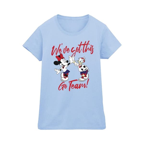 Disney Womens/Ladies Minnie Daisy We´ve Got This Cotton T-Shirt