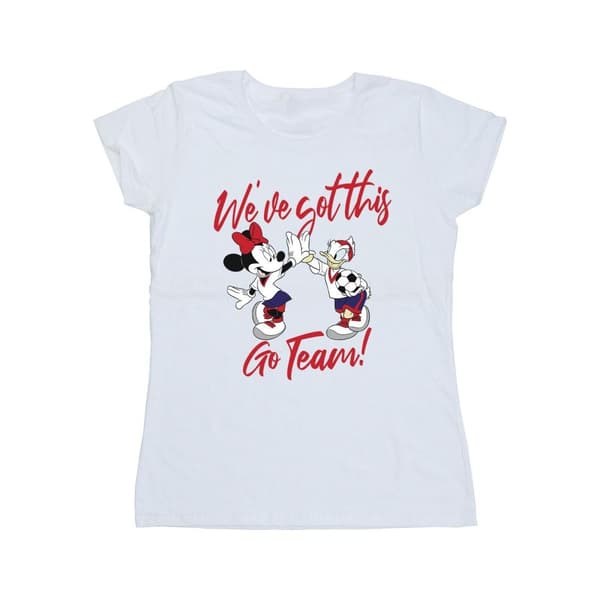 Disney Womens/Ladies Minnie Daisy We´ve Got This Cotton T-Shirt