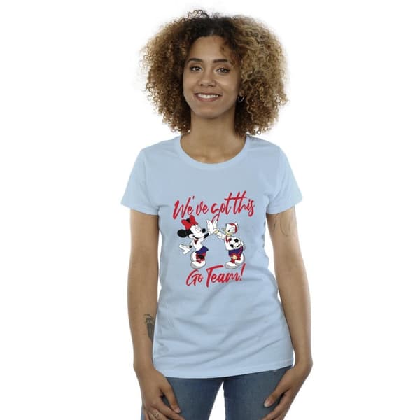 Disney Womens/Ladies Minnie Daisy We´ve Got This Cotton T-Shirt