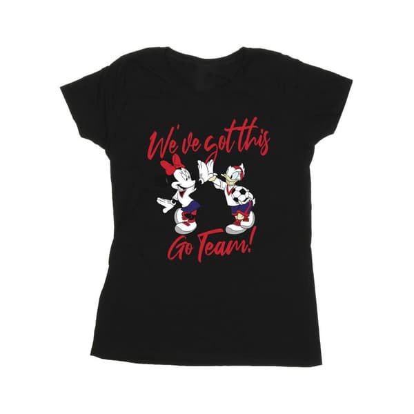 Disney Womens/Ladies Minnie Daisy We´ve Got This Cotton T-Shirt