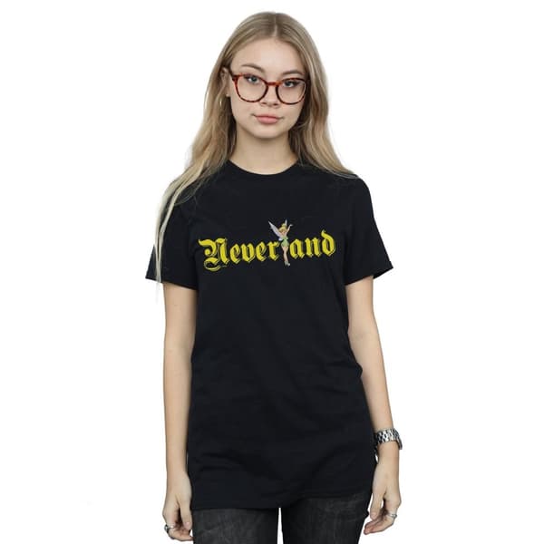 Disney Dam/Tjej Tinker Bell Neverland Boyfriend T-shirt i bomull