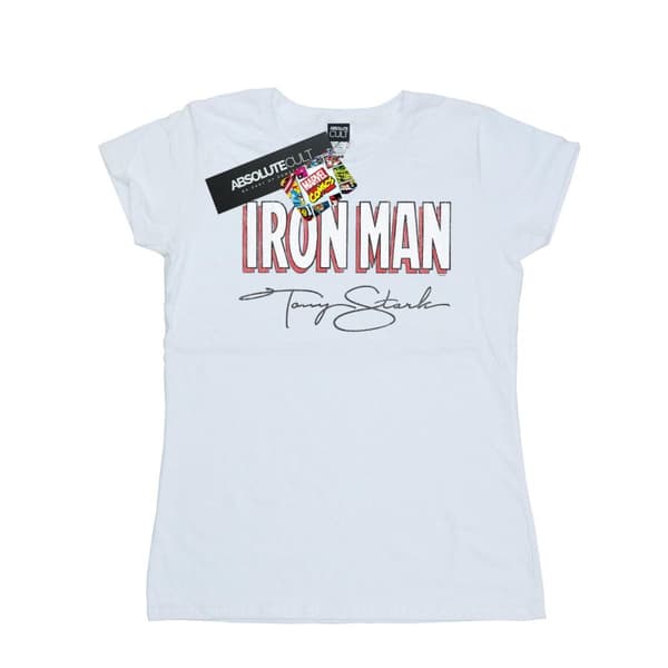 Marvel Dam/Tjej Iron Man AKA Tony Stark T-shirt i bomull