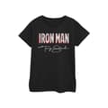 Miniatyrbild 1 av 3: Marvel Dam/Tjej Iron Man AKA Tony Stark T-shirt i bomull