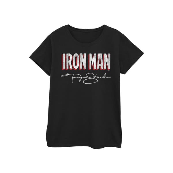 Marvel Dam/Tjej Iron Man AKA Tony Stark T-shirt i bomull