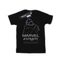 Miniatyrbild 1 av 3: Marvel Black Panther T-shirt i bomull med enkel linje för flickor