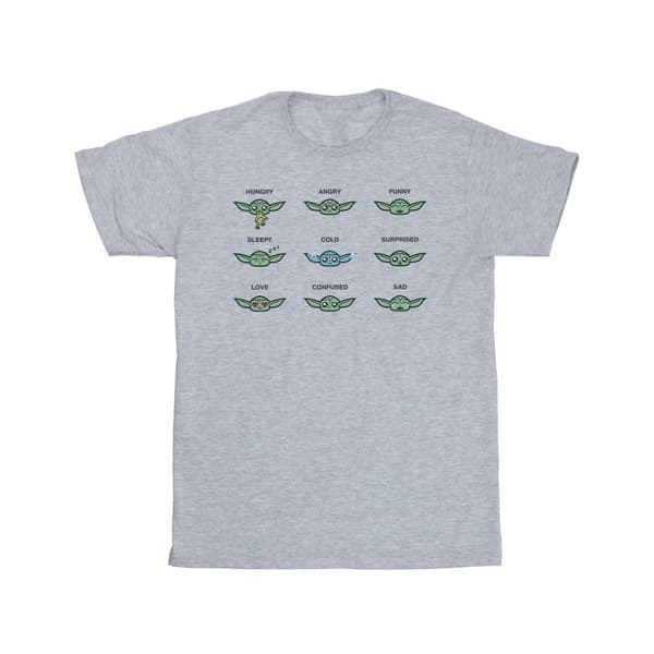 Star Wars Mens Mandalorian Grogu Mood T-shirt