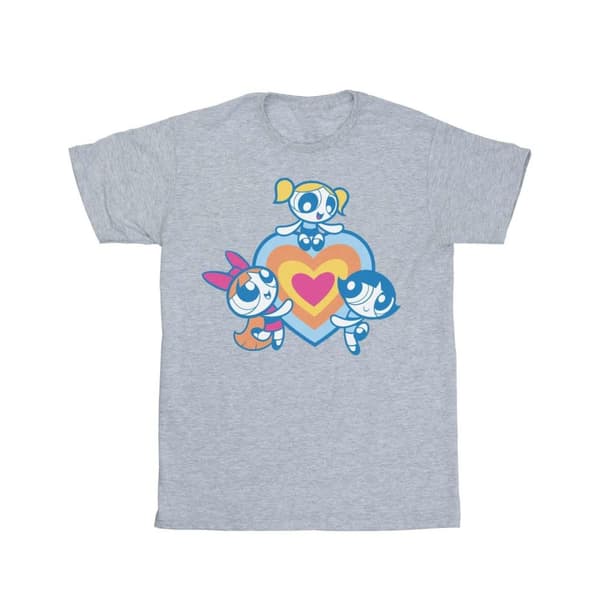 The Powerpuff Girls Boyfriend-t-shirt i bomull för damer/damer