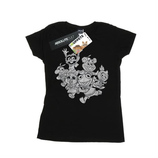 Disney Dam/Tjej The Muppets Muppet Babies Mono Group T-shirt i bomull