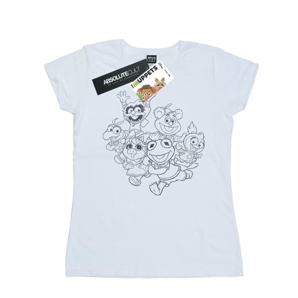 Disney Womens/Ladies The Muppets Muppet Babies Mono Group Cotton T-Shirt