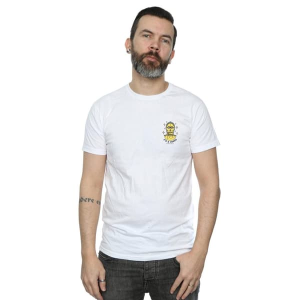 Star Wars Mens C-3PO I´m A Rebel T-shirt med brösttryck