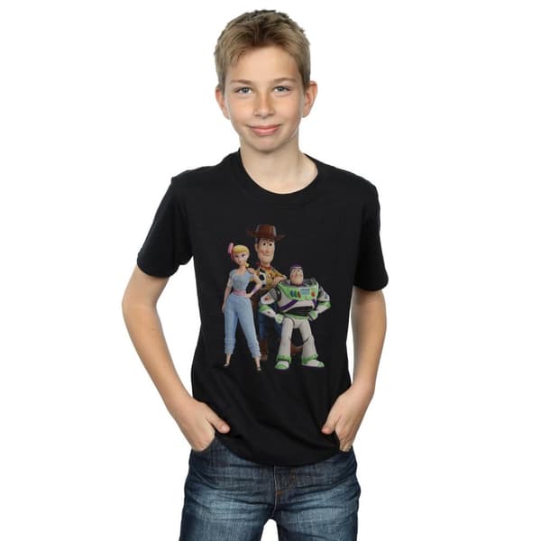 Disney T-shirt för pojkar Toy Story 4 Woody Buzz och Bo Peep