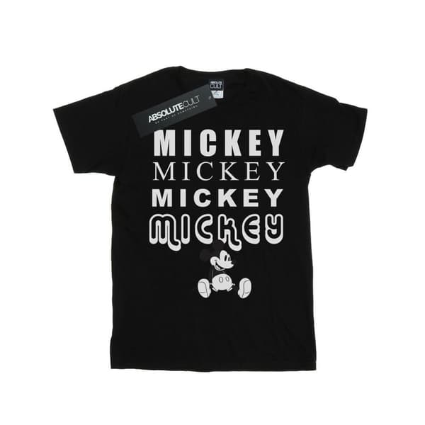 Disney T-shirt i bomull med sittande Musse Pigg för flickor